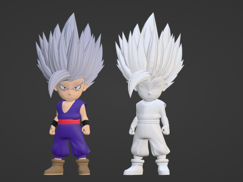 Gohan Beast SD - Dragonball Super Modèle 3D