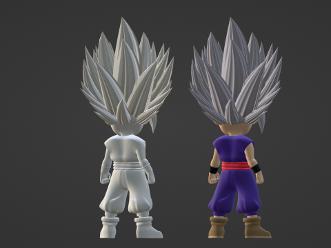 Gohan Beast SD - Dragonball Super Modèle 3D
