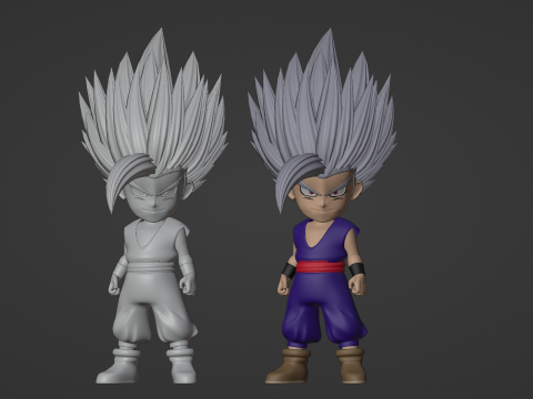 Gohan Beast SD - Dragonball Super Modèle 3D