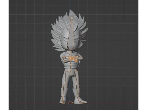 Ultra Ego Vegeta SD - Dragonball Super Model 3D