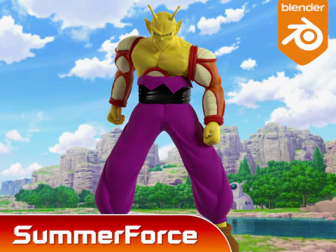 Orange Piccolo - Dragonball Super 3D Model