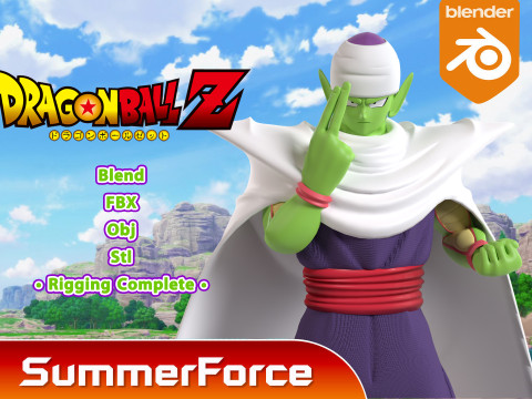 Piccolo - Dragonball 3D Model