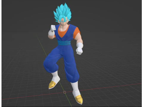 Vegito - Dragonball Super 3D Model