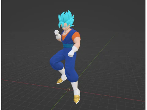 Vegito - Dragonball Super 3D Model