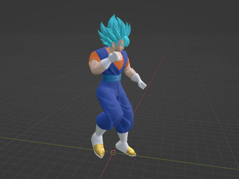 Vegito - Dragonball Super 3D Model