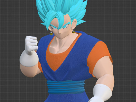 Vegito - Dragonball Super 3D Модель