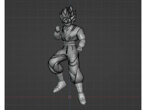 Vegito - Dragonball Super 3D Model