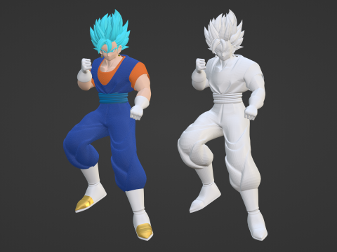 Vegito - Dragonball Super 3D Модель