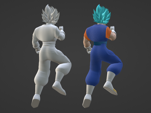 Vegito - Dragonball Super 3D Модель