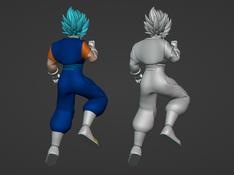 Vegito - Dragonball Super 3D Модель