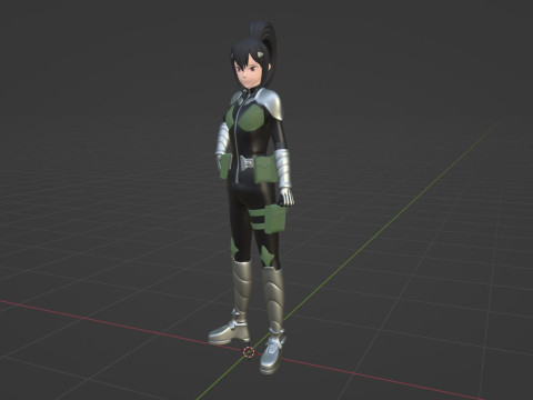 Mina Ashiro - Kaiju no8 3D Model