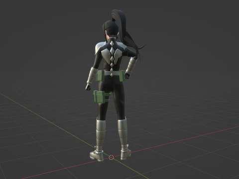 Mina Ashiro - Kaiju no8 3D Model