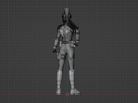 Mina Ashiro - Kaiju no8 3D Model