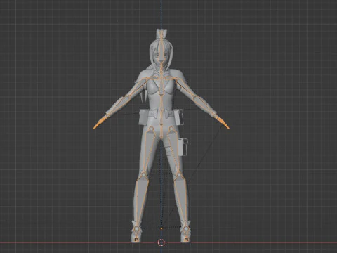 Mina Ashiro - Kaiju no8 3D Model