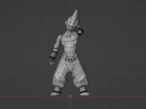 Kid Buu - Dragonball 3D Model
