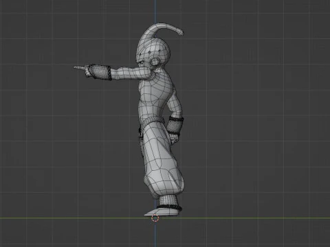 Kid Buu - Dragonball 3D Model