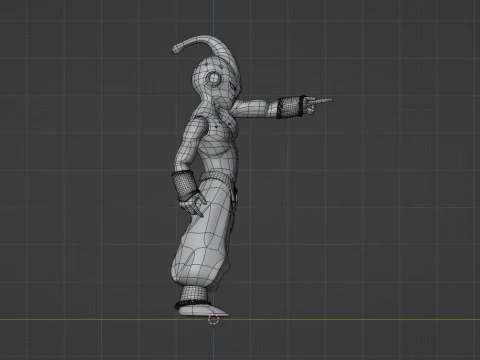 Kid Buu - Dragonball 3D Model