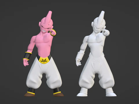 Kid Buu - Dragonball 3D Model