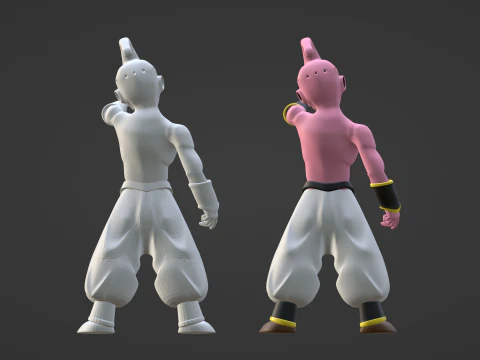 Kid Buu - Dragonball 3D Model