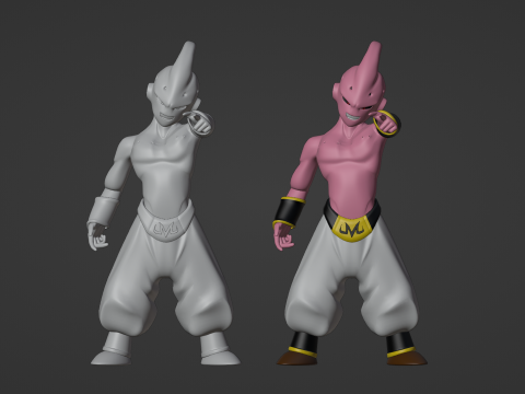 Kid Buu - Dragonball Modèle 3D