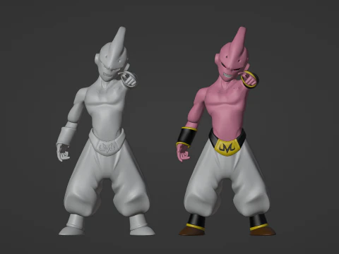 Kid Buu - Dragonball 3D Model