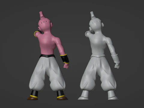 Kid Buu - Dragonball 3D Model