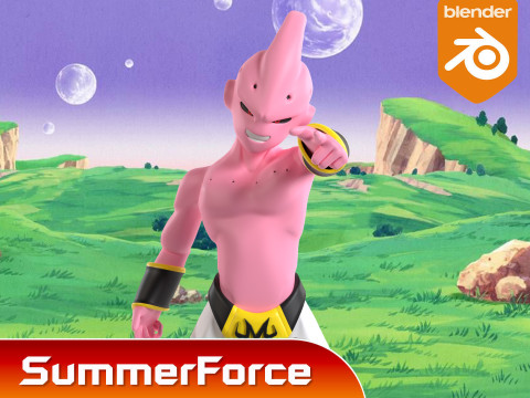Kid Buu - Dragonball Modèle 3D