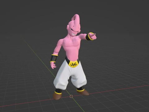 Kid Buu - Dragonball 3D Model