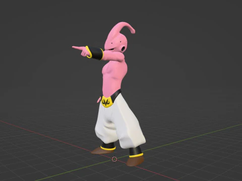 Kid Buu - Dragonball 3D Model