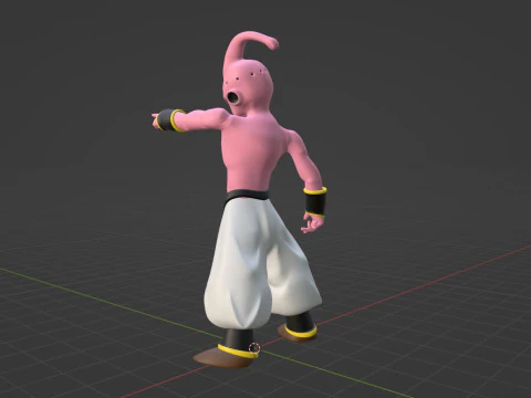 Kid Buu - Dragonball 3D Model