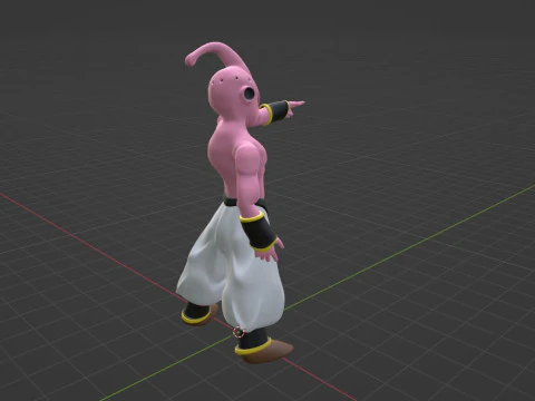 Kid Buu - Dragonball 3D Model