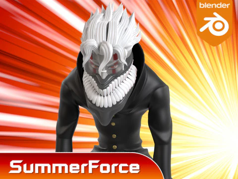 Okarun Turbo Granny Form - Dandadan 3D Model