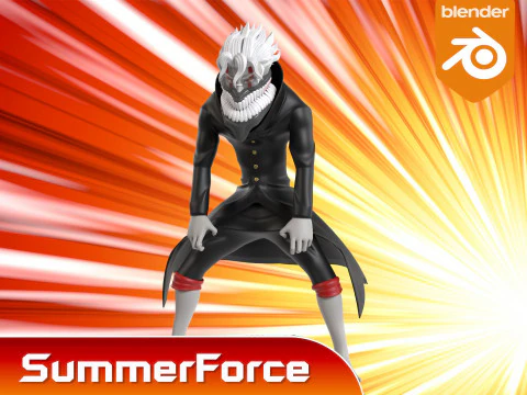 Okarun Turbo Granny Form - Dandadan 3D Model