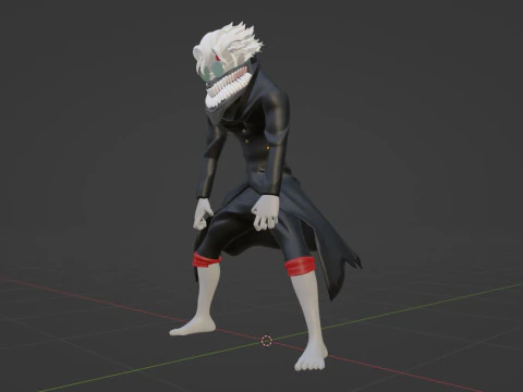 Okarun Turbo Granny Form - Dandadan 3D Model