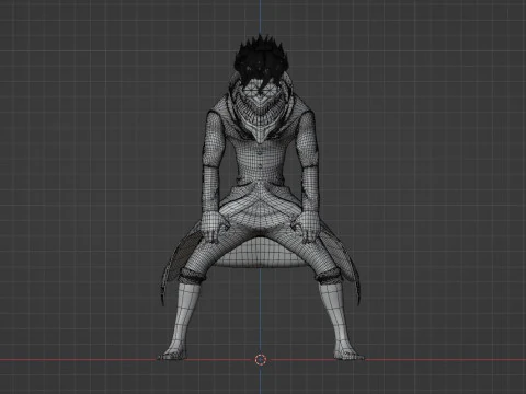 Okarun Turbo Granny Form - Dandadan 3D Model