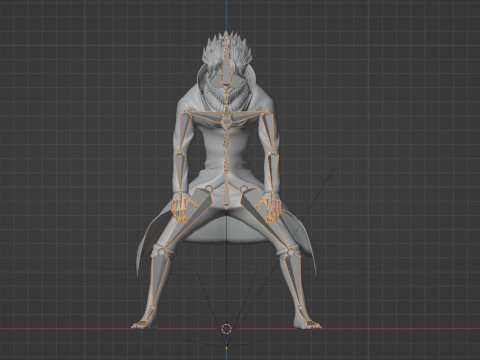 Okarun Turbo Granny Form - Dandadan 3D Model