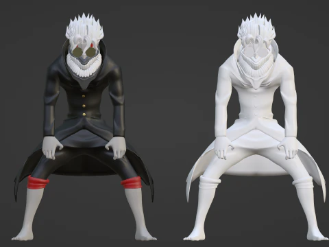 Okarun Turbo Granny Form - Dandadan 3D Model