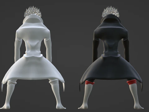 Okarun Turbo Granny Form - Dandadan 3D Model