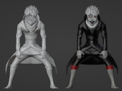 Okarun Turbo Granny Form - Dandadan 3D Model