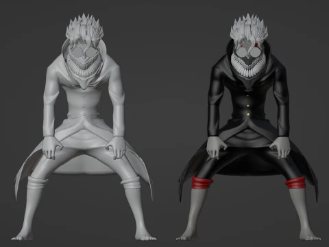 Okarun Turbo Granny Form - Dandadan 3D Model