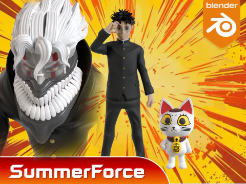 Okarun Turbo Granny Form - Dandadan 3D Model