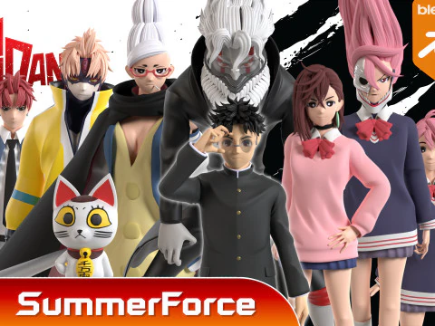 Okarun Turbo Granny Form - Dandadan 3D Model