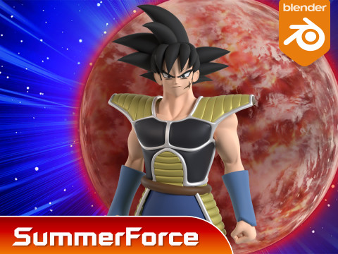 Bardock - Dragonball Super Modelo 3D