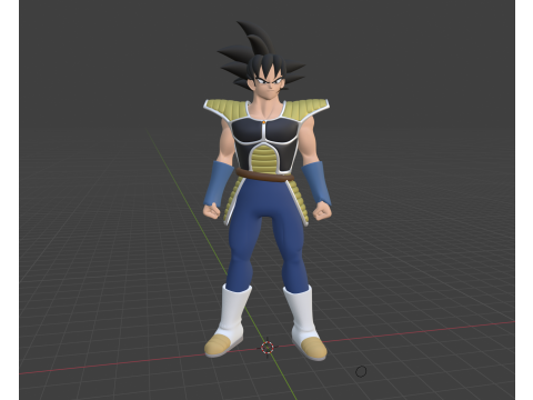 Bardock - Dragonball Super Modelo 3D