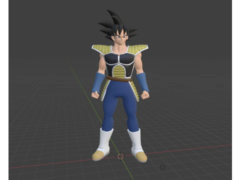 Bardock - Dragonball Super 3D Model