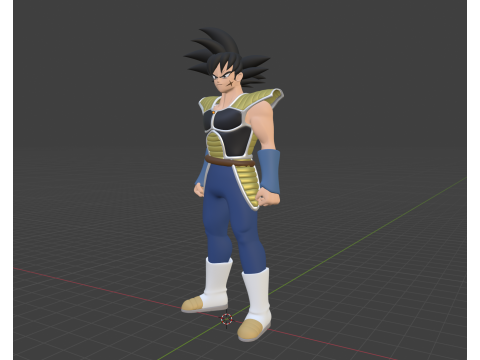Bardock - Dragonball Super Modelo 3D