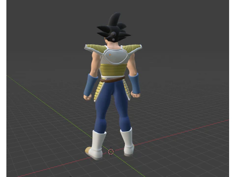 Bardock - Dragonball Super 3D Model