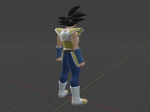 Bardock - Dragonball Super 3D Model