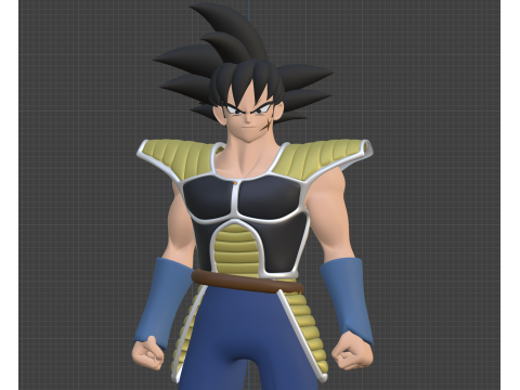 Bardock - Dragonball Super Modelo 3D
