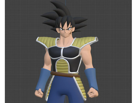 Bardock - Dragonball Super 3D Model